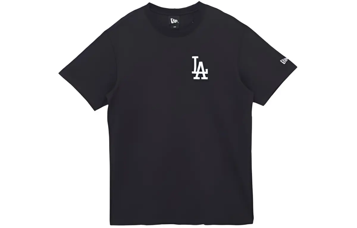 New Era SS22 Letter T Shirt Unisex Black