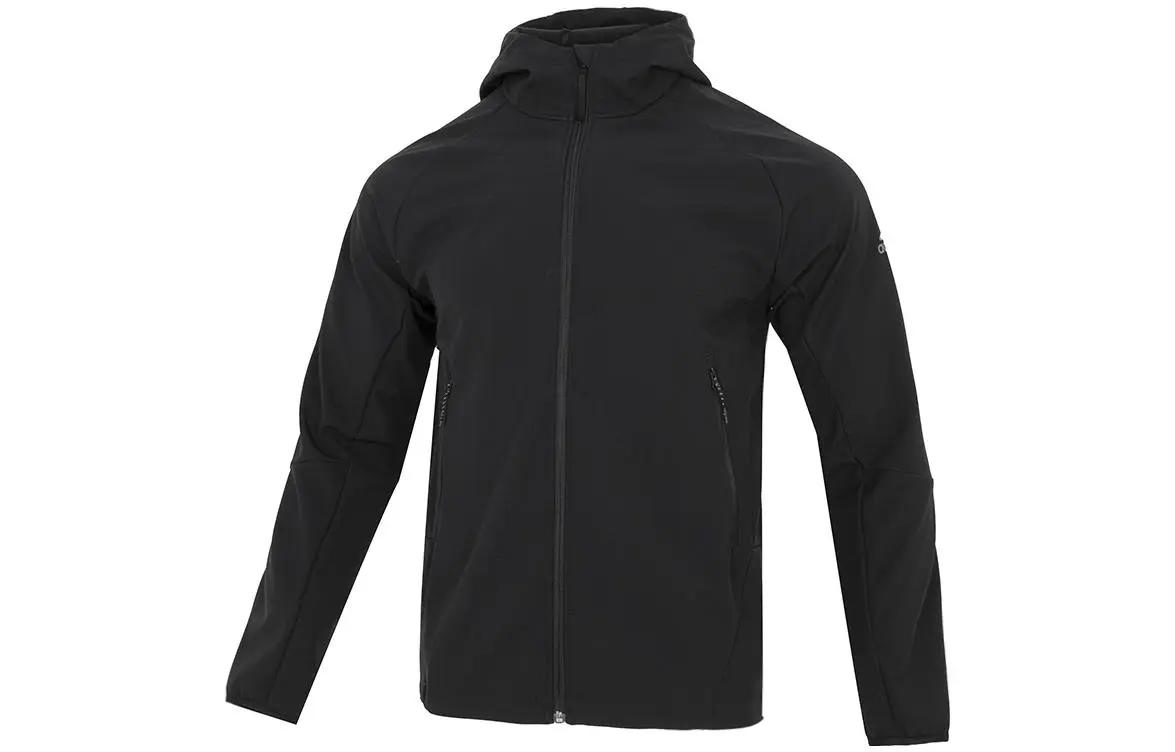 Adidas Jackets Men's Black Hooded Moderate Other