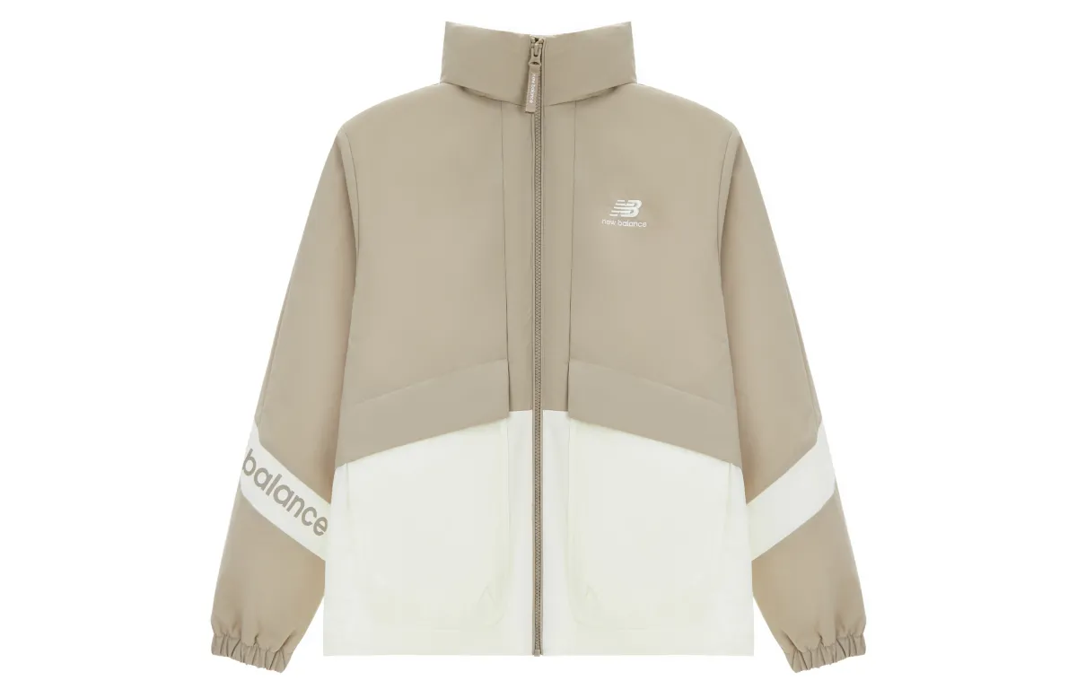 New Balance Jacket Fall Winter Unisex Khaki