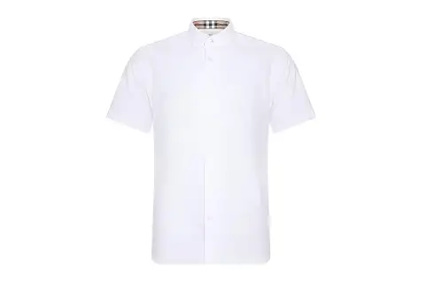 Burberry Shirts Men's White Pointed Collar Moderate Other