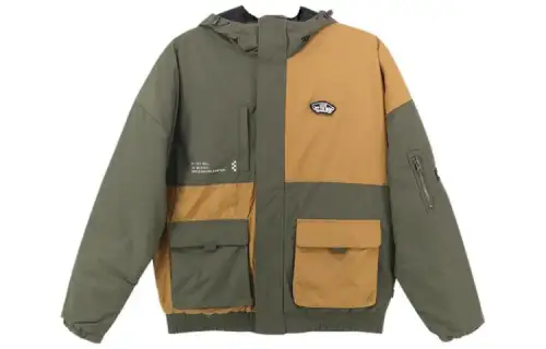Vans Jackets Men's Green Hooded Thickened Workwear