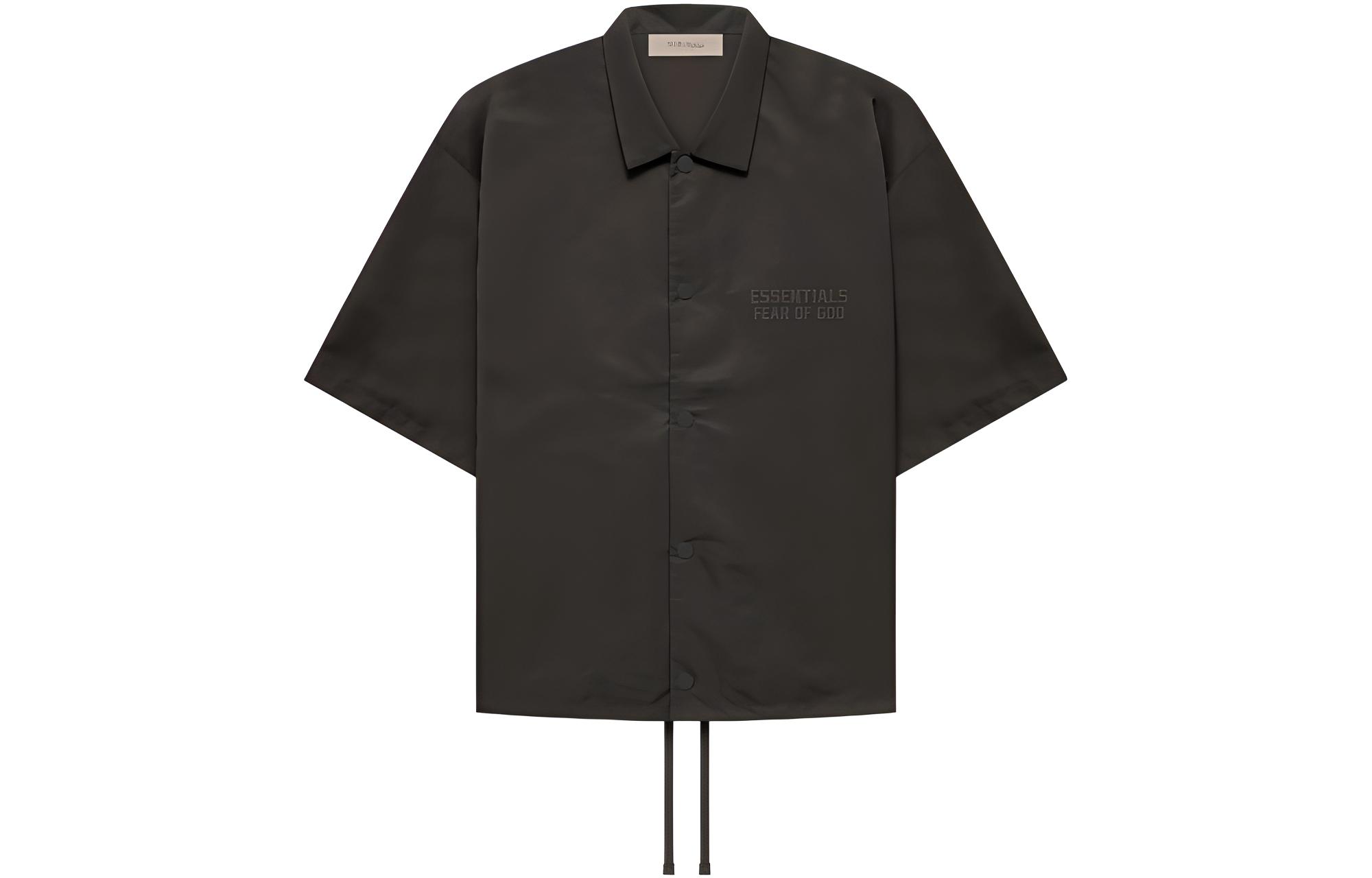Рубашка Fear of God Essentials (серо-черная)