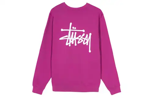 Stussy Sweatshirts Men's Berry Crew Neck Moderate Other