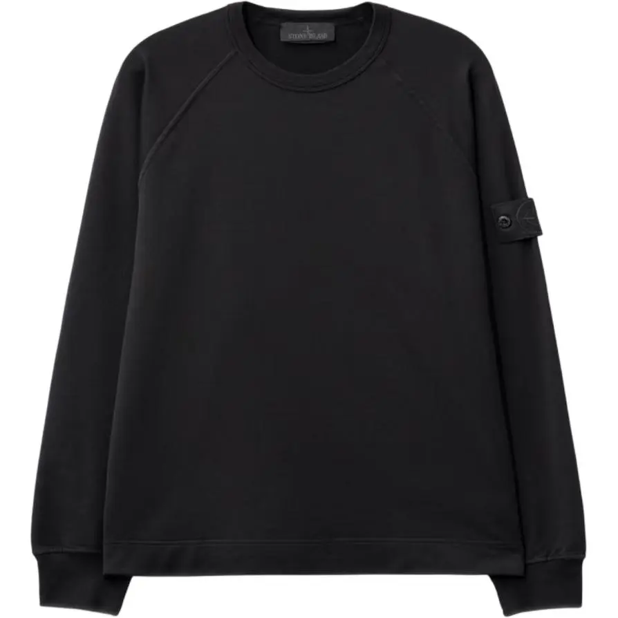 STONE ISLAND Logo Patch Crewneck Sweatshirt