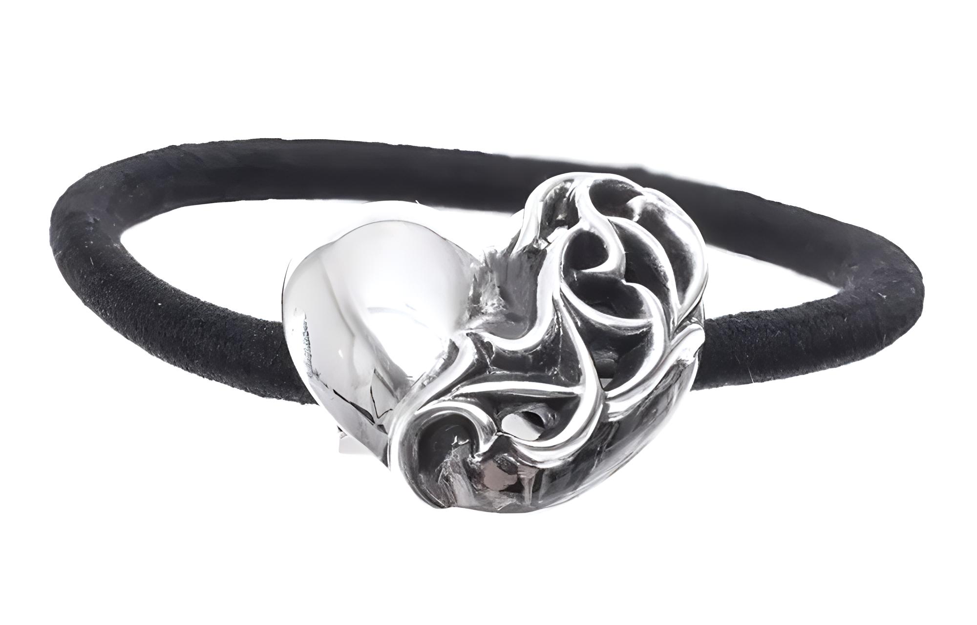 Chrome Hearts 925 Sterling Silver Hair Ties Women's Silver