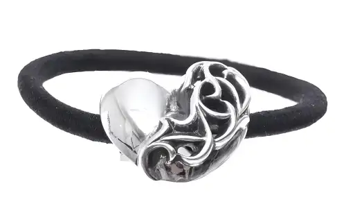 Chrome Hearts 925 Sterling Silver Hair Ties Women's Silver