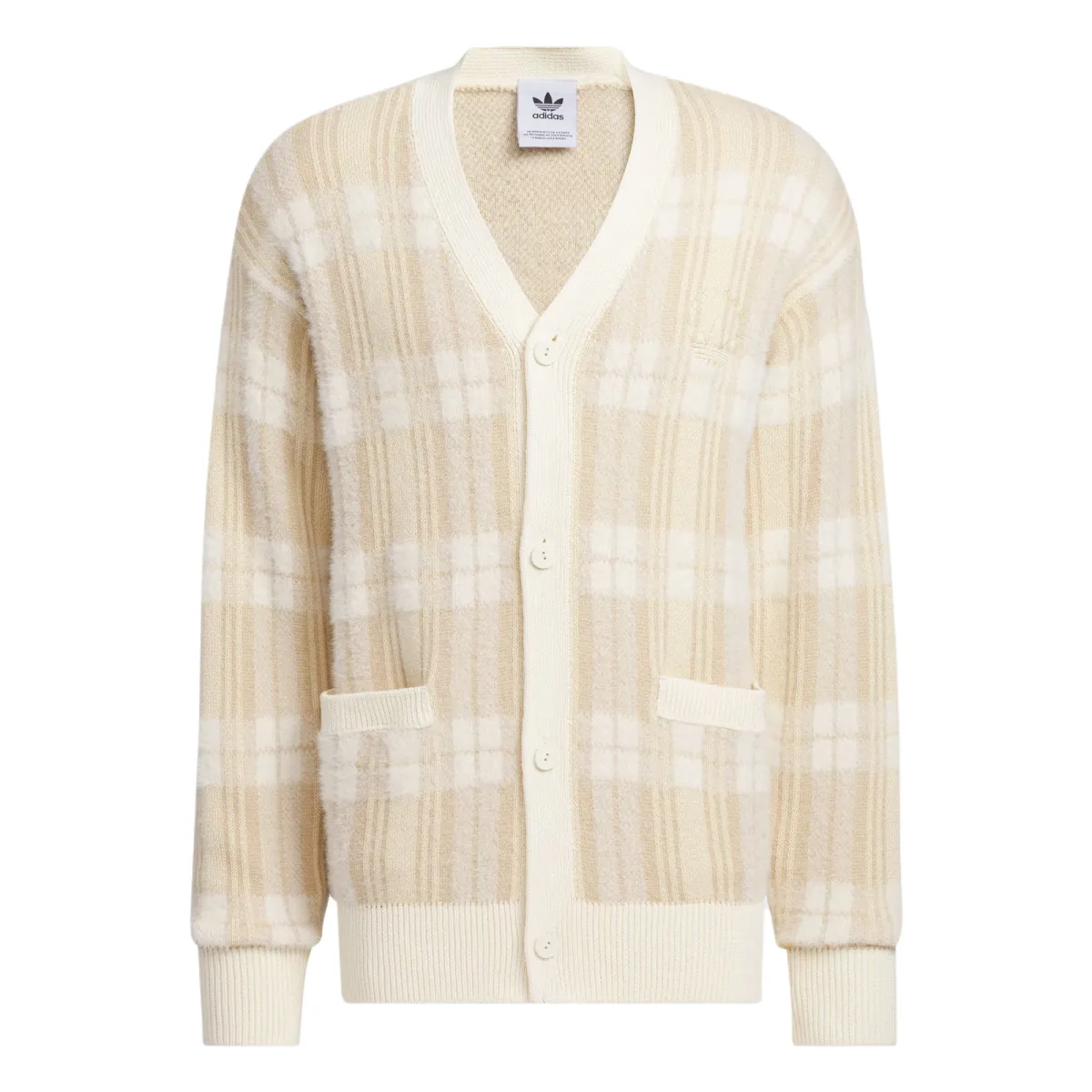 Adidas Originals CARDIGAN Knitwear Unisex Wonder White
