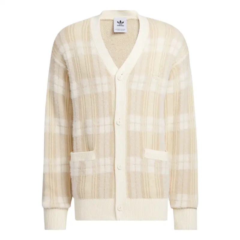Adidas Originals CARDIGAN Knitwear Unisex Wonder White