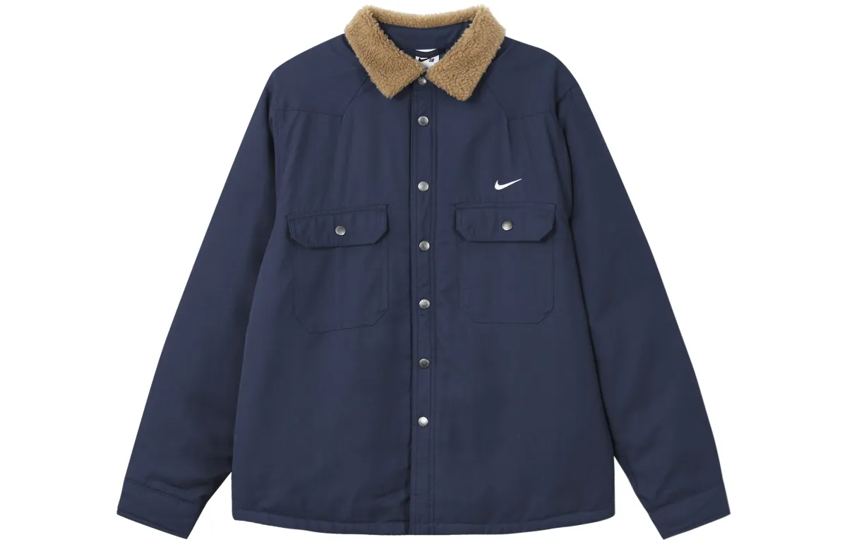 Nike Jackets Men's Blue Lapel Moderate Other