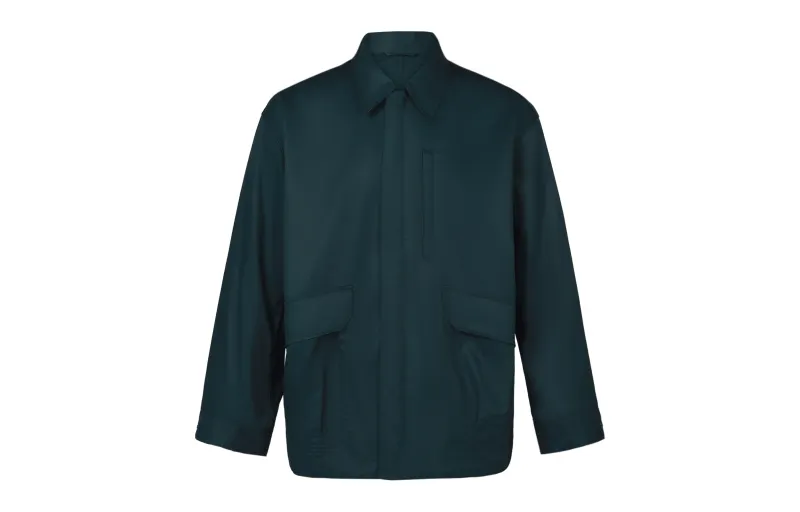 UNIQLO Jackets Men's Sea Blue Crew Neck Moderate Other