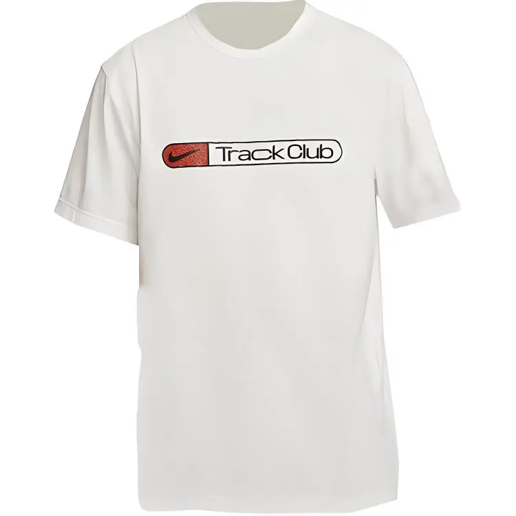 Nike T-Shirts Men's White Crew Neck Moderate