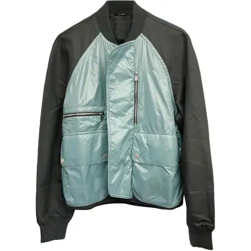 HERMES Jackets Men's Lake Blue V Neck Moderate Other