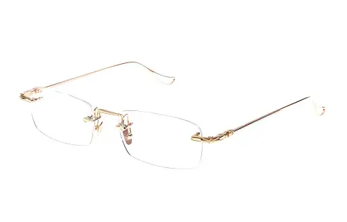 Chrome Hearts Prescription Glasses Unisex Gold