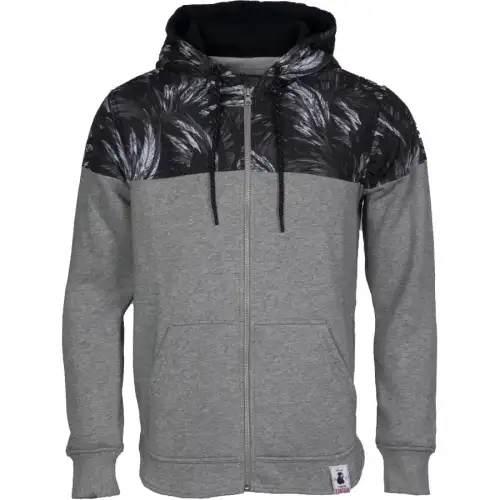 Converse Knitwear Men's Gray Hooded Thickened Cardigan