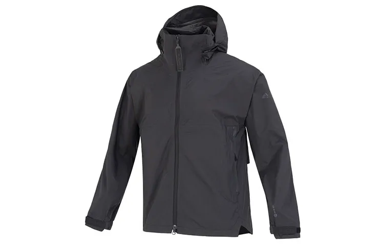 Adidas MYSHELTER Jackets Unisex Black Hooded (Non-detachable) Moderate Straight Fit