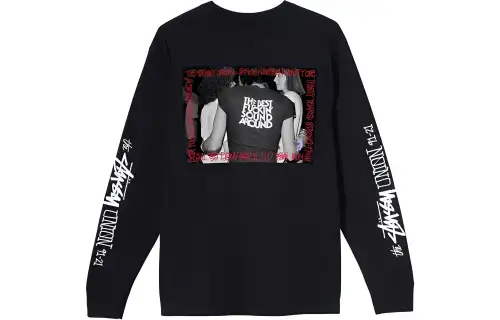 Stussy X Union Stussy X UNION T Shirts Men's Crew Neck Moderate Straight Fit