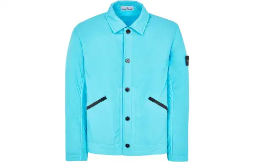 STONE ISLAND SS23 Jackets & Coats Men's Turquoise