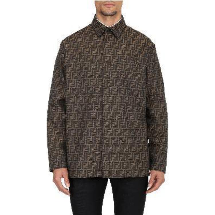 Мужская куртка Fendi (коричневая)
