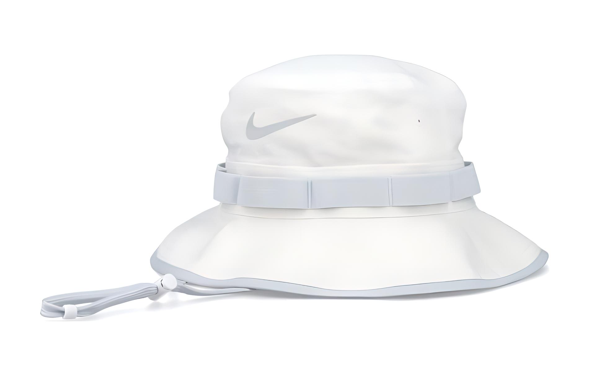 Nike Cotton, Nylon, Elastane Bucket Hats Men's White