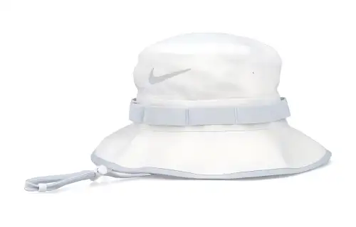 Nike Cotton, Nylon, Elastane Bucket Hats Men's White