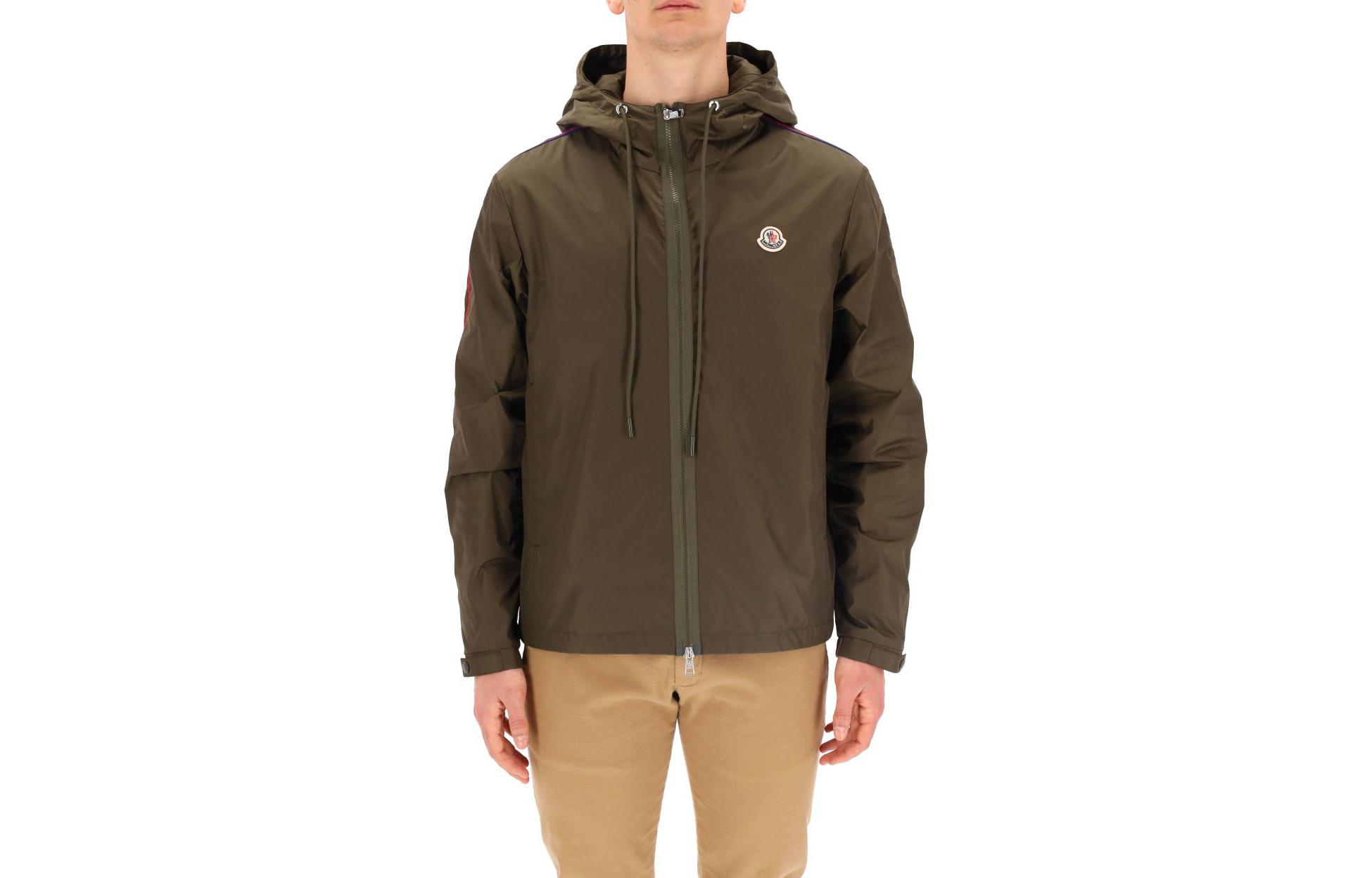 Мужская куртка Moncler SS22 Logo (зеленый)