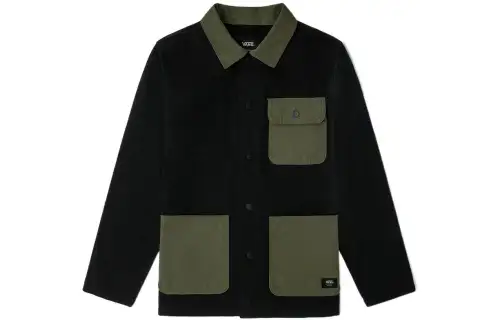 Vans Jackets Men's Army Green Lapel Moderate Other