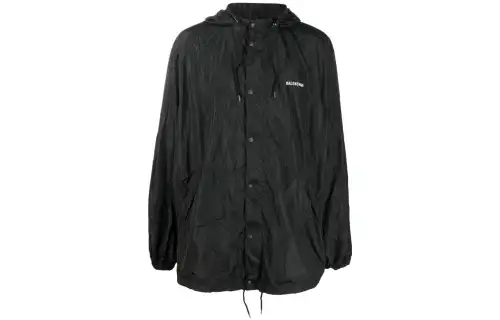 【Best of: PromotionsPrevious Season】logo-print hooded raincoat jacket