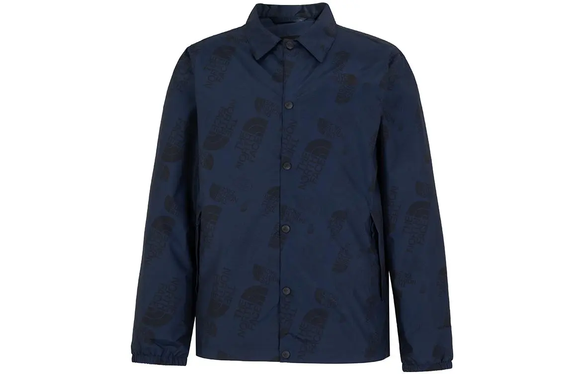THE NORTH FACE Jackets Men's Navy Blue Lapel Moderate Other