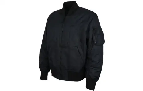 Nike Jackets Men's Black Baseball Collar Moderate