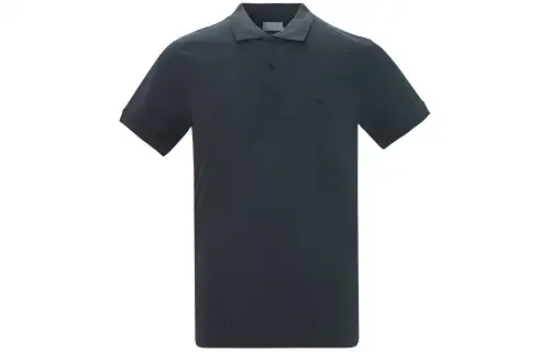 DIOR Quarterly New Products Polo Shirts Men's Dark Green Polo Collar Moderate Straight Fit