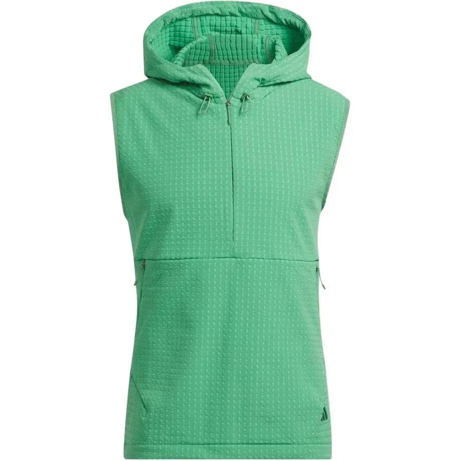 Adidas Tank Tops Men's Green Hooded Moderate Hooded