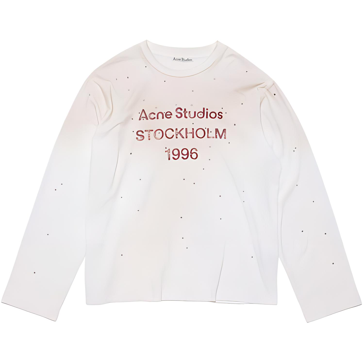 Футболка Acne Acne Studios SS25 1996T (белый)