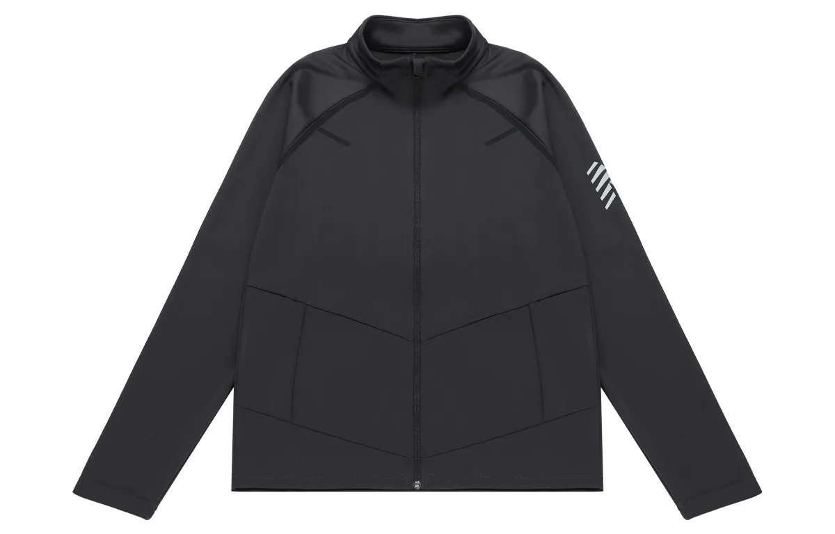 New Balance Jackets Unisex Black Stand Collar Moderate Other