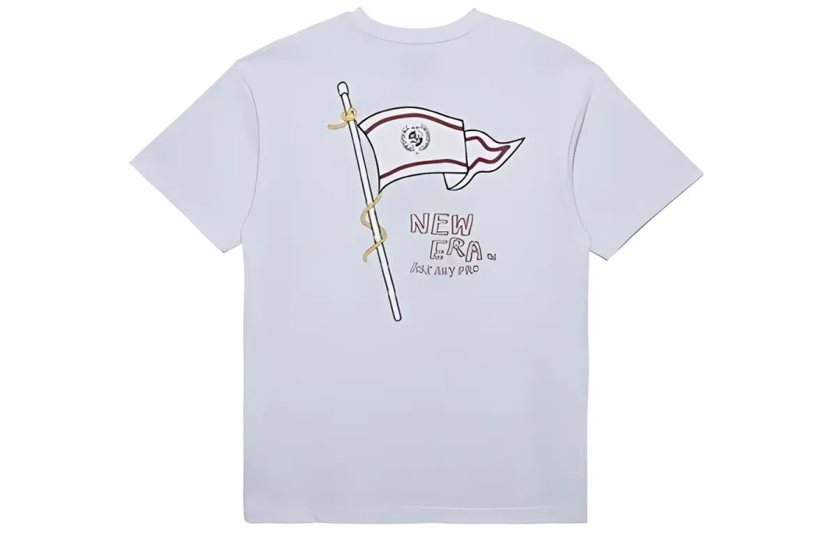 New Era College Renewal Series T-Shirts Unisex White Crew Neck Moderate Straight Fit