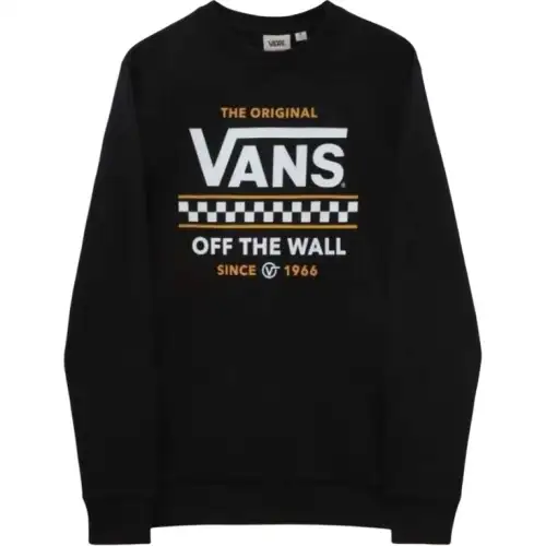 Vans Sweatshirts Men's Black Crew Neck Moderate
