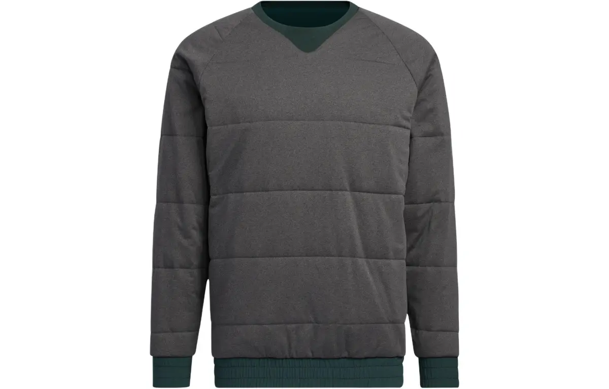 Adidas Jackets Men's Dark Green Crew Neck Moderate Mock Two-Piece