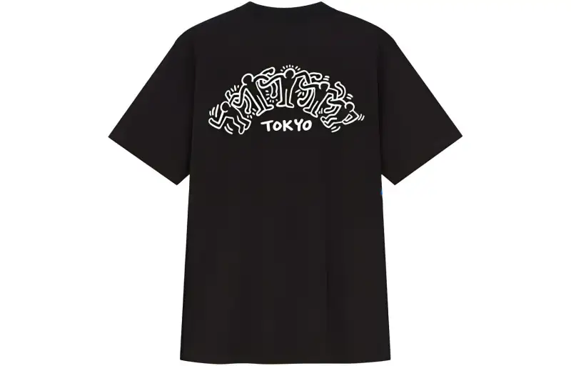 UNIQLO x Keith Haring X Tokyo T Shirt Unisex Black