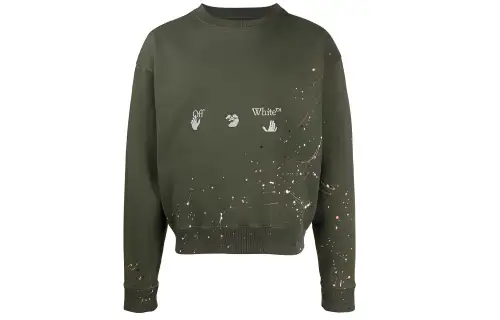 OFF WHITE SS21 Sweatshirt Men's Green