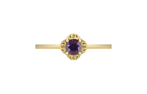 GUCCI Interlocking 18K Gold Rings Unisex Gold