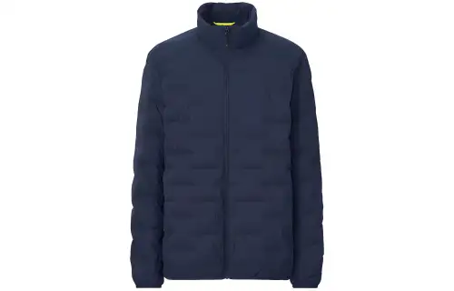 UNIQLO Jackets Men's Sea Blue Stand Collar Moderate Other