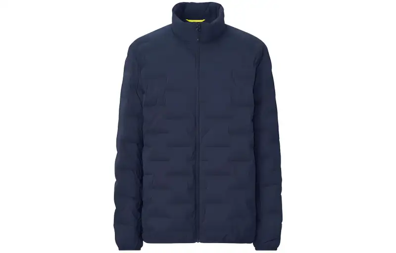 UNIQLO Jackets Men's Sea Blue Stand Collar Moderate Other