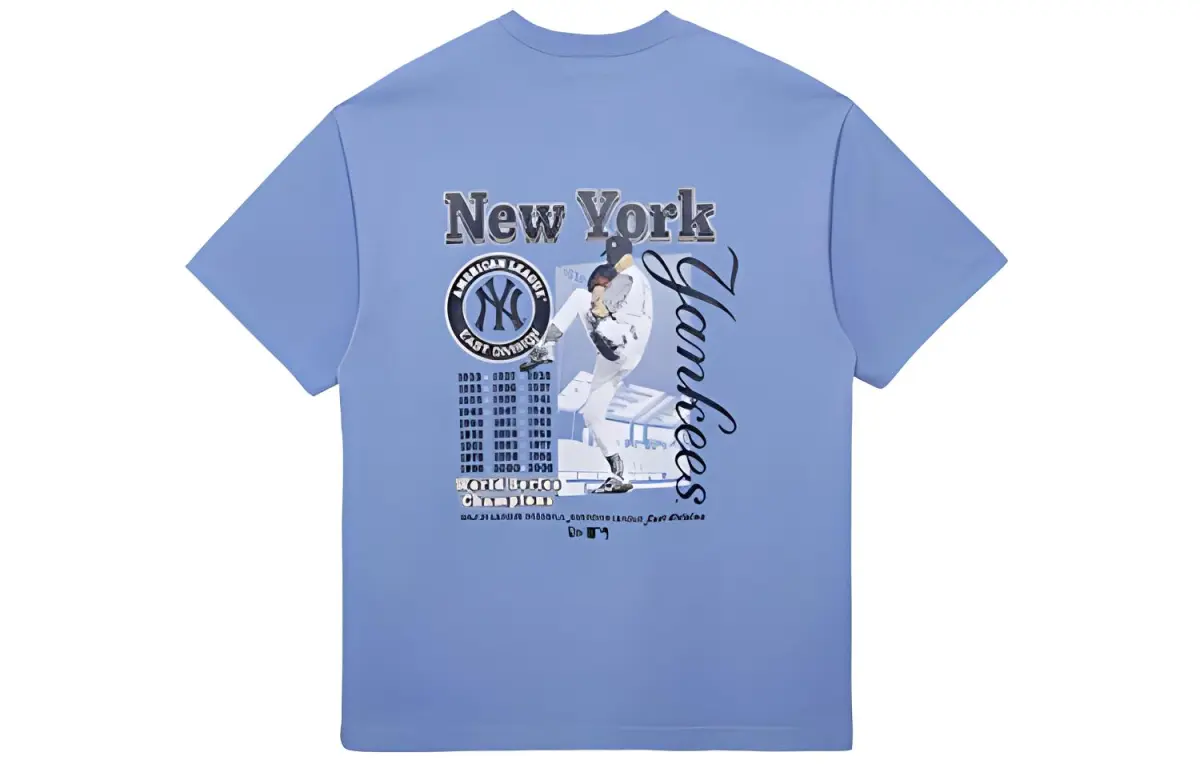 New Era x MLB SS24 New York Yankees T Shirt Unisex Blue