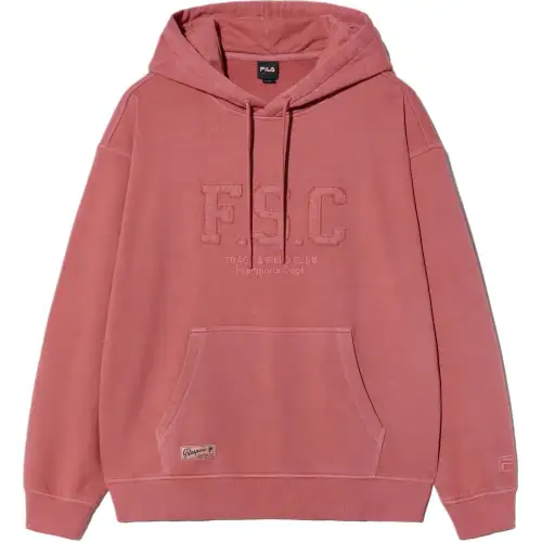 FILA Sweatshirts Unisex Red Hooded Moderate