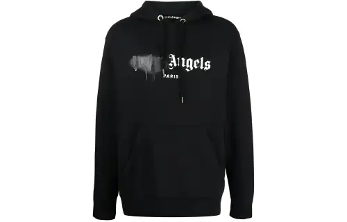 PALM ANGELS Paris Sprayed Logo Hoodie