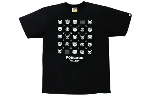 Bape X Pokemon Monotone Tee #4