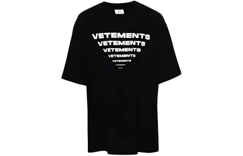 Vetements logo-print cotton T-shirt
