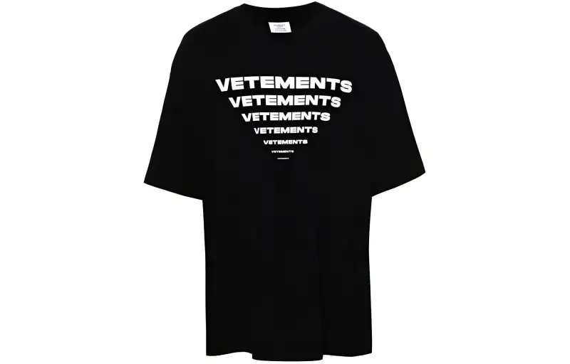 Vetements logo-print cotton T-shirt