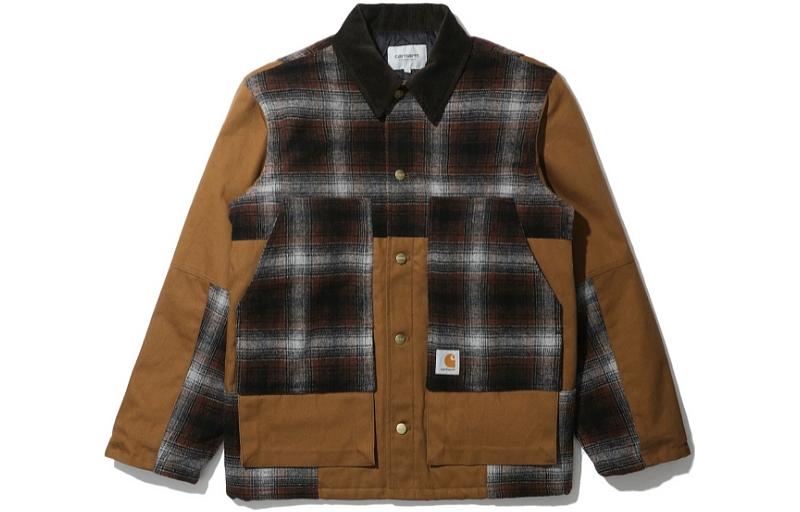 Мужская куртка Carhartt WIP Logo (в клетку)