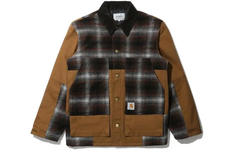 Carhartt WIP Jackets Men's Coffee Lapel Moderate Other