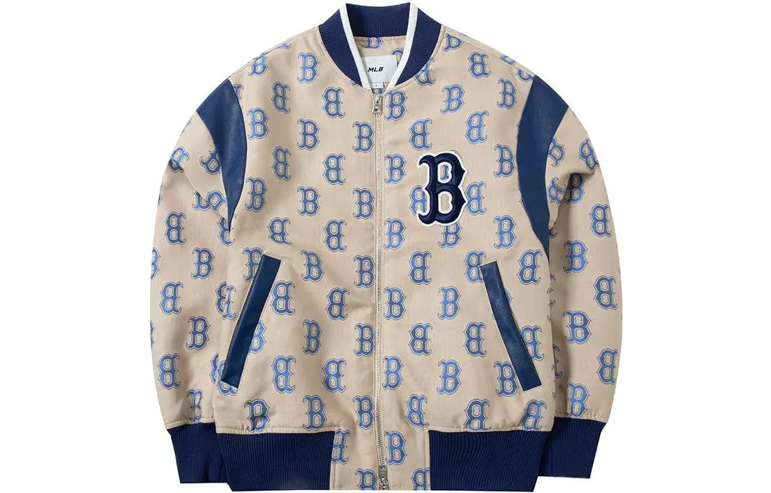 MLB Jackets Unisex Sand Yellow Baseball Collar Moderate